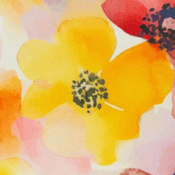 Preview: Outdoorcanvas Blüten auf weiß von Swafing